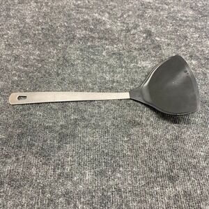 Amco 8068 Stainless Steel Nylon Turner Spatula Black Silver Heat Resistant